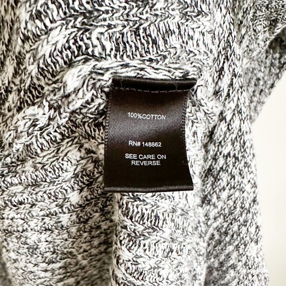 Torrid Gray White Marled Long Duster Cardigan Sweater sz 3 S/M - Picture 11 of 11